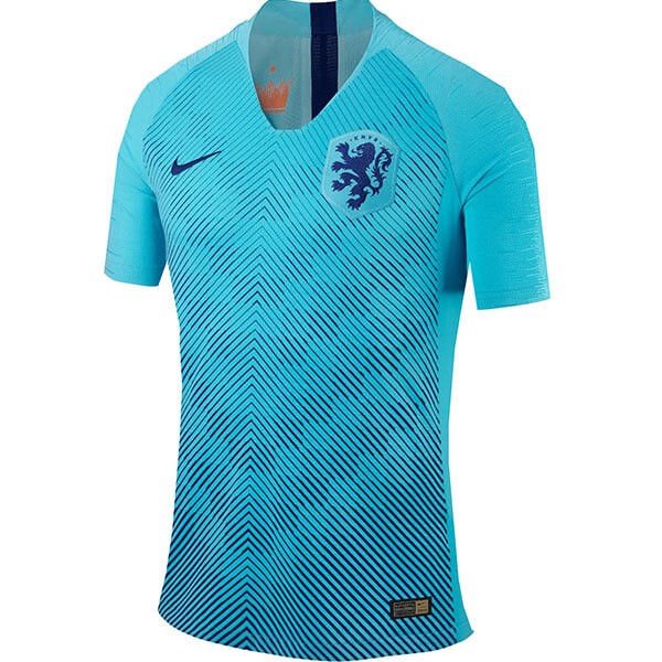 Camiseta Países Bajos 2ª Mujer 2019 Azul Claro